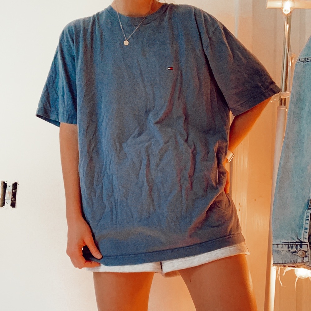tommy hilfiger oversized tee